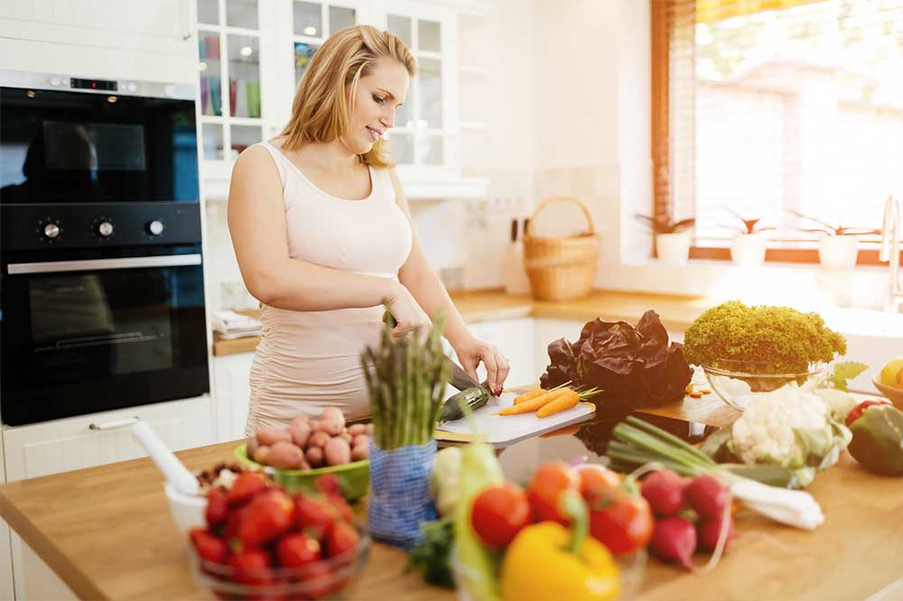 Healthy food while pregnant
